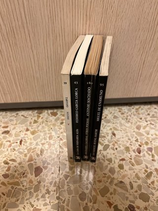 Pack 4 Libros (Lorca, Machado, Unamuno, Molière)