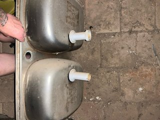 Fregadero doble acero inoxidable