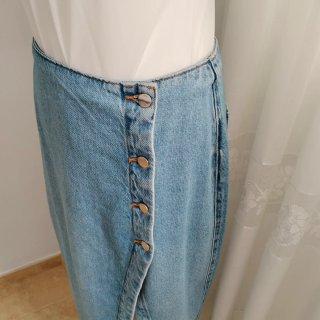Falda vaquera Zara larga Talla M