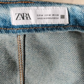 Falda vaquera Zara larga Talla M