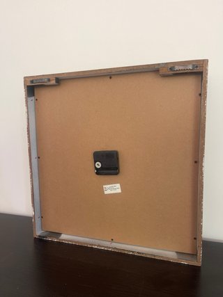 Reloj de Pared Cuadrado Números Romanos