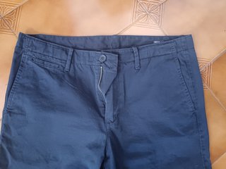 Pantalón Benetton Talla 48 Azul Hombre