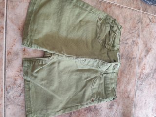 Bermudas Zara niño verdes