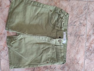 Bermudas Zara niño verdes