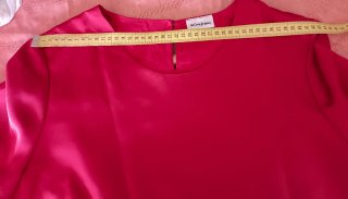 Blusa satinada roja