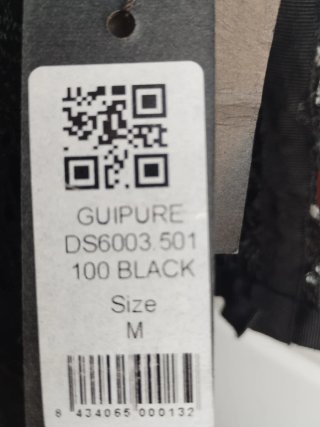 Vestido negro de encaje