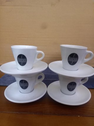 Conjunto 4 chávenas de café Bogani