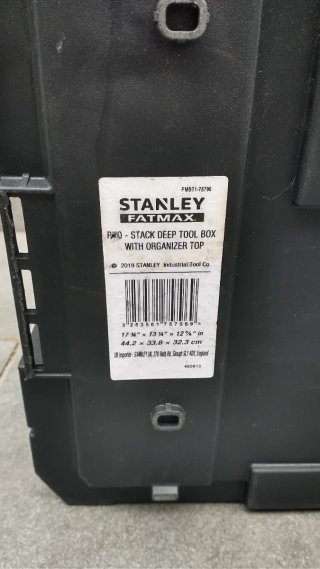 Caja herramientas Stanley Fatmax 37L