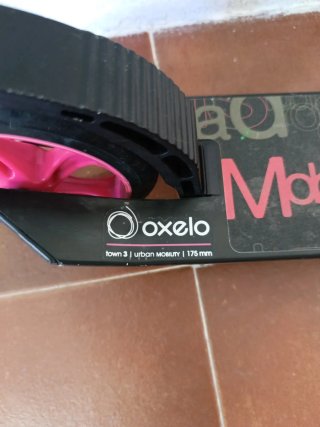 Patinete Oxelo Town 3 Negro/Rosa