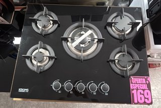 Cocina de gas KROMs 5 fuegos