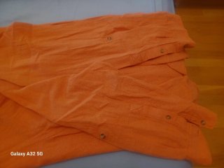 Camisa Kiabi Algodón 100% 3XL Naranja