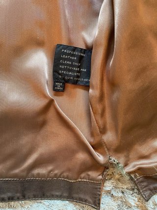 Chaleco Cuero Chevignon XL Marrón