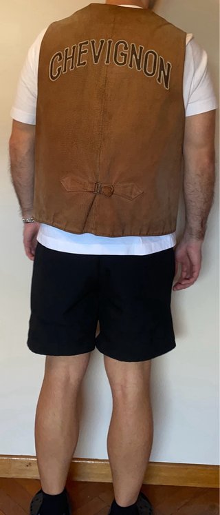 Chaleco Cuero Chevignon XL Marrón