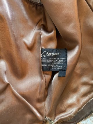 Chaleco Cuero Chevignon XL Marrón
