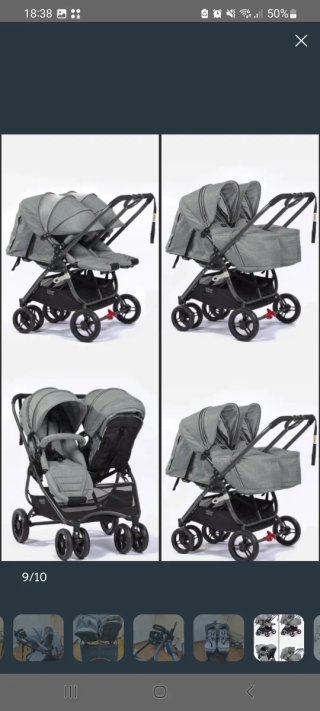 Carrito gemelar vendo o cambio por bugaboo bee