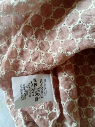 Blusa cotone manica corta