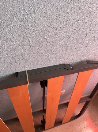 Somier metálico con lamas de madera
