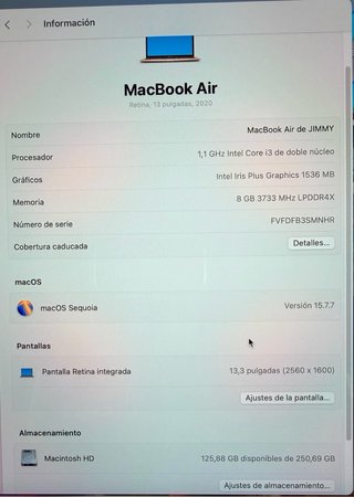 MacBook Air Oro Rosa