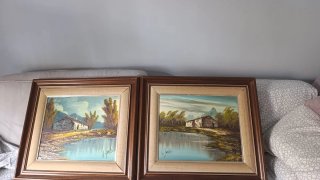 2 Cuadros Antiguos Paisajes