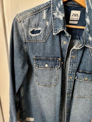 Giacca jeans Zara uomo taglia M