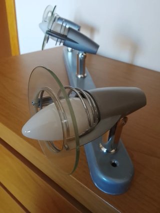 Lámpara de focos, para pared o techo, moderna gris
