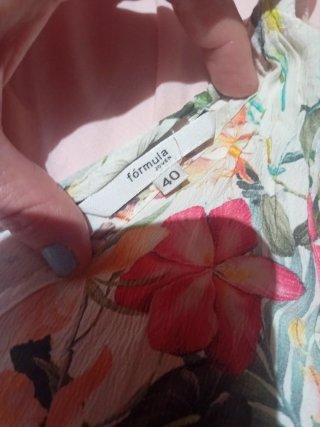 Top floral Fórmula talla L/40/12