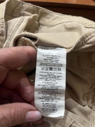 Bermudas T/44 Algodón El Corte Inglés