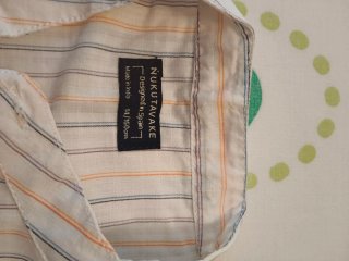 Camicia bambino a maniche corte a righe