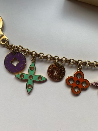 Llavero/Colgante Louis Vuitton Fleur Multicolor