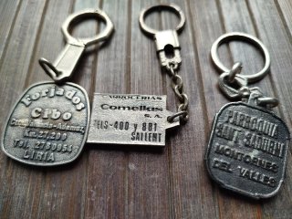 Lote de llaveros de temática religiosa