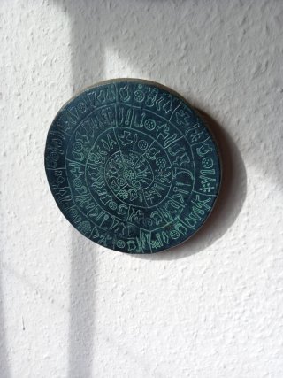 Decoración Pared Maya (3 piezas) Original Mexico