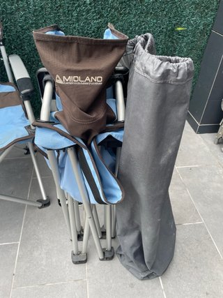 2 Sillas de Camping Midland Plegables