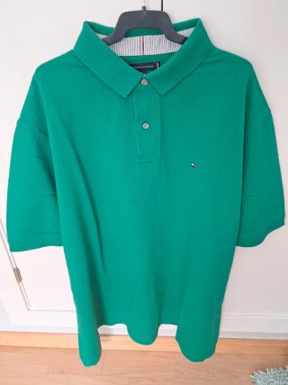 Polo Tommy Hilfiger Verde Talla 2XL