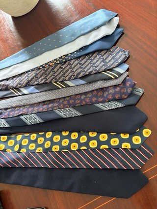 Lote de 12 corbatas de hombre