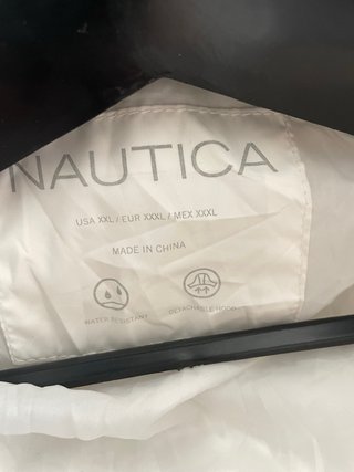 Chaquetón Náutica impermeable Blanco Talla XXL