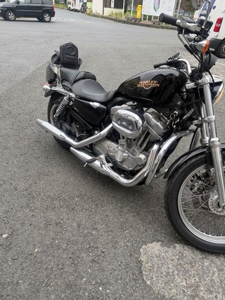 Harley Davidson Negra Cruiser