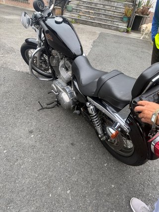 Harley Davidson Negra Cruiser