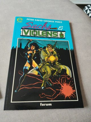 2 comics LOS INDOMABLES Y SACHS VIOLENCE