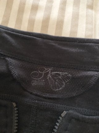 Chaqueta Stradivarius Negra Talla S