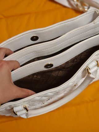 Borsa Moschino Nera Trapuntata