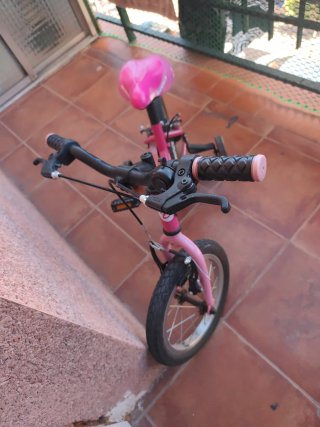 Bicicleta infantil rosa B-PRO