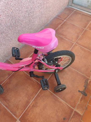 Bicicleta infantil rosa B-PRO