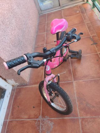 Bicicleta infantil rosa B-PRO