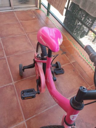 Bicicleta infantil rosa B-PRO