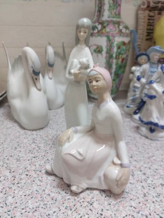 Figuras de cerámica antiguas Cada colección 10€