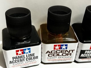 Tamiya Panel liner Color set di 4 pcs . New !!