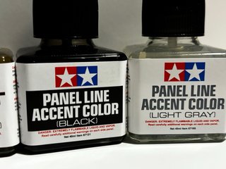 Tamiya Panel liner Color set di 4 pcs . New !!