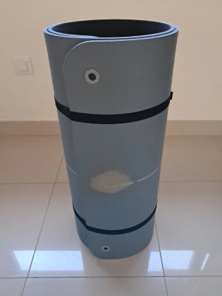 Esterilla de ejercicio gris