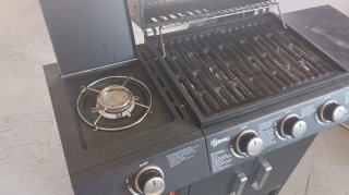 Barbacoa a Gas 3 Fuochi - Un Solo Uso