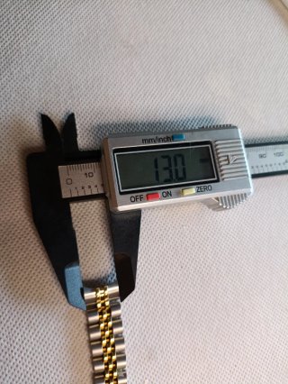 Correa de reloj de oro y plata